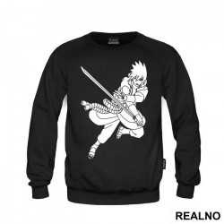 Sasuke Fighting With a Sword - Naruto - Duks