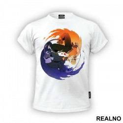 With Sasuke In A Circle - Naruto - Majica