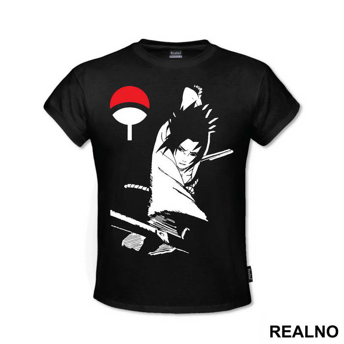 OUTLET - Crna dečija majica veličine 12 - Naruto