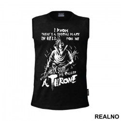 OUTLET - Crna bez rukava muška majica veličine L - Naruto