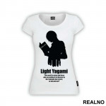 Light Yagami Quote - Death Note - Majica