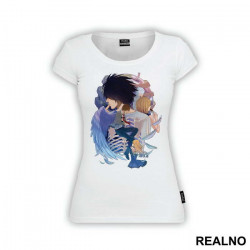 OUTLET - Bela ženska majica veličine M - Death Note OUTLET - Bela ženska majica veličine M - Death Note