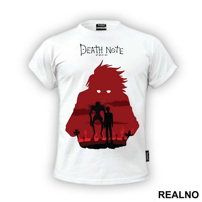 L Silhouette - Death Note - Majica