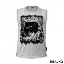 L Thinking Portrait - Death Note - Majica