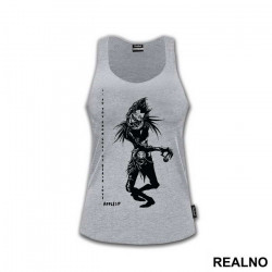 OUTLET - Siva bez rukava ženska majica veličine S - Death Note OUTLET - Siva bez rukava ženska majica veličine S - Death Note