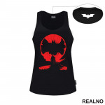Red Logo And Shadow - Batman - Majica