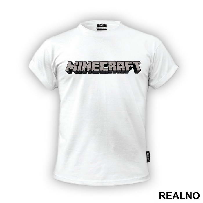 Stone Logo - Minecraft - Majica