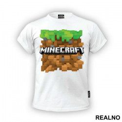 Blocks Logo - Minecraft - Majica