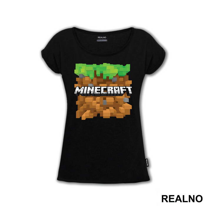 Blocks Logo - Minecraft - Majica
