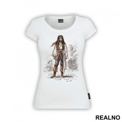 Jack Sparrow Illustration - Pirates of the Caribbean - Majica