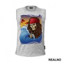 Jack With His Compas - Pirates of the Caribbean - Majica