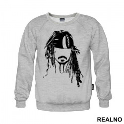 Jack Sparrow Face Outline - Pirates of the Caribbean - Duks