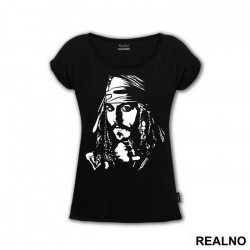 Jack Sparrow Portrait - Pirates of the Caribbean - Majica