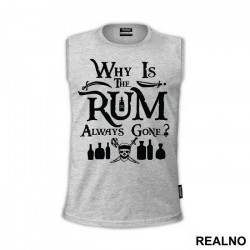 Why Is The Rum Always Gone - Pirates of the Caribbean - Majica Why Is The Rum Always Gone - Pirates of the Caribbean - Majica