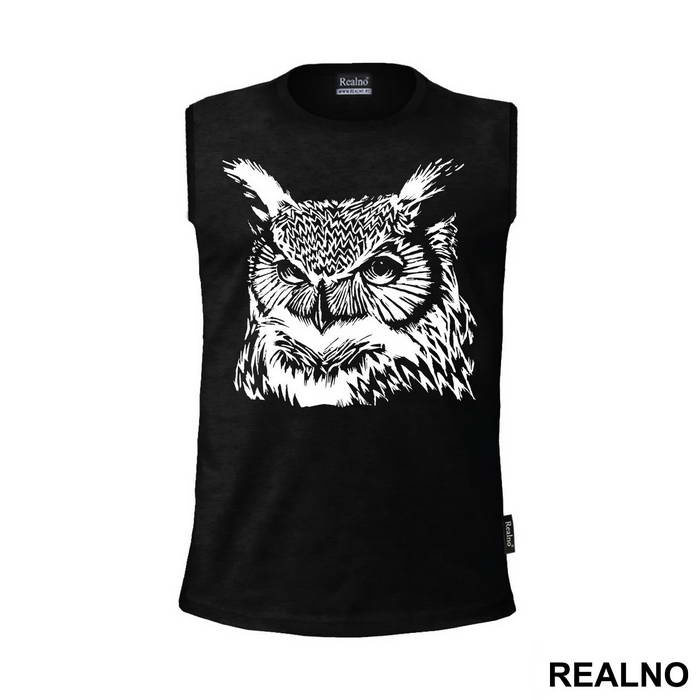 Owl Face - Životinje - Majica