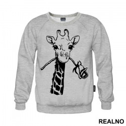 Giraffe With A Rose - Životinje - Duks