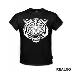 Tiger Portrait Illustration - Životinje - Majica