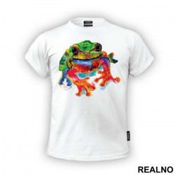 Frog Watercolor Splash - Životinje - Majica Frog Watercolor Splash - Životinje - Majica