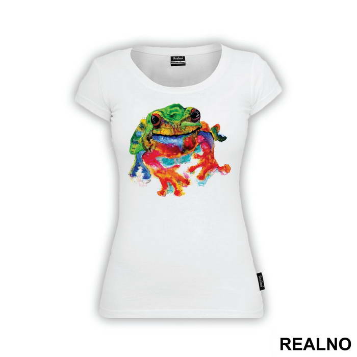 Frog Watercolor Splash - Životinje - Majica