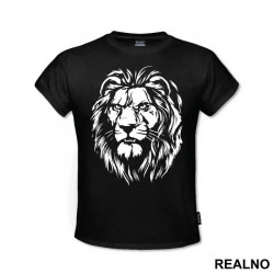 Lion Head Portrait - Životinje - Majica