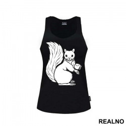Squirrel Illustration - Životinje - Majica Squirrel Illustration - Životinje - Majica