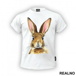 OUTLET - Bela dečija majica veličine 12 - Zeka