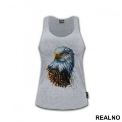 Eagle Splash Painting - Životinje - Majica