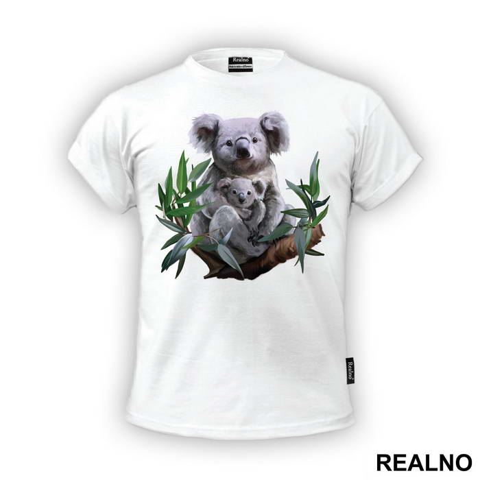 Koalas On A Branch - Životinje - Majica