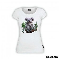 Koalas On A Branch - Životinje - Majica