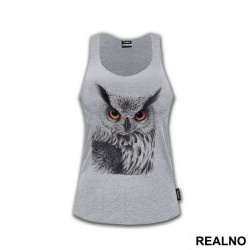 Owl Orange Eyes - Životinje - Majica