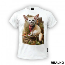 Little White Fox In The Forest - Životinje - Majica