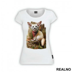 Little White Fox In The Forest - Životinje - Majica