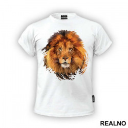 Lions Head Painting - Životinje - Majica