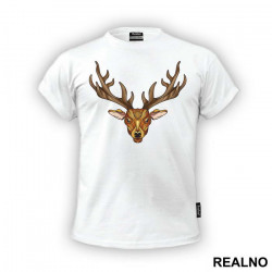 Deer Illustration - Životinje - Majica