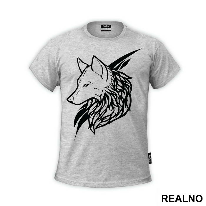 Wolf Illustration - Životinje - Majica