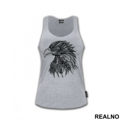 Eagle Head Art Illustration - Životinje - Majica