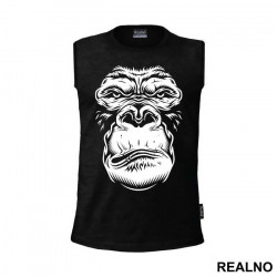 Monkey Face Portrait - Životinje - Majica