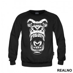 Gorilla Face Portrait - Životinje - Duks