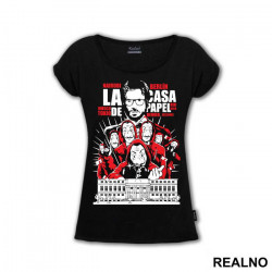 Browning Machine Gun Group - La Casa de Papel - Money Heist - Majica