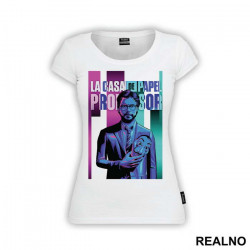 The Professor - El Profesor RGB Split - La Casa de Papel - Money Heist - Majica