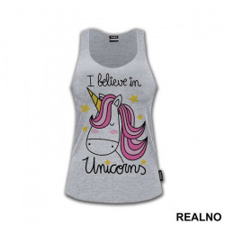 I Believe In Unicorns Pink Hair - Jednorog - Majica