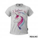 I Believe In Unicorns Watercolors - Jednorog - Majica