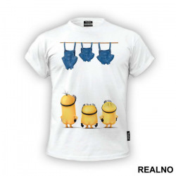 Clothesline And Naked Butts - Minions - Majica