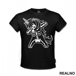 Dabbing Unicorn X-Ray - Jednorog - Majica