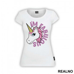 I'm Fabulous - Ice Cream Cone - Unicorn - Jednorog - Majica