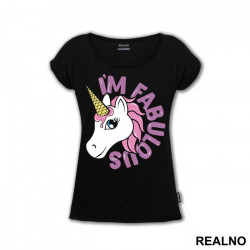 I'm Fabulous - Ice Cream Cone - Unicorn - Jednorog - Majica