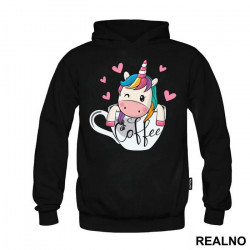 Inside A Coffee Mug - Unicorn - Jednorog - Duks