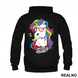 Hipster Unicorn - Jednorog - Duks