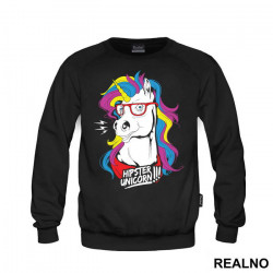 Hipster Unicorn - Jednorog - Duks