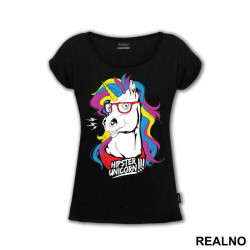 Hipster Unicorn - Jednorog - Majica